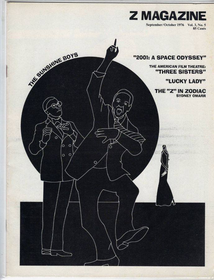 Z MAGAZINE magazine side cover  September/October 1976