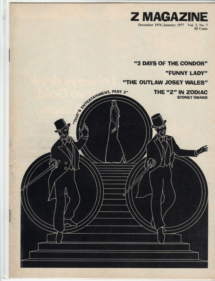 Z MAGAZINE magazine side cover  December 1976/ January 1977 