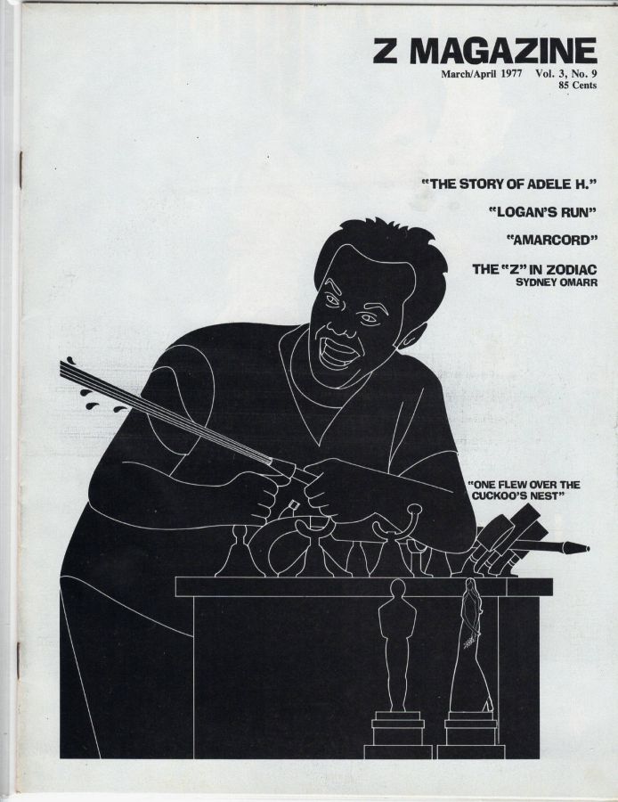 Z MAGAZINE magazine side cover  March/April 1977