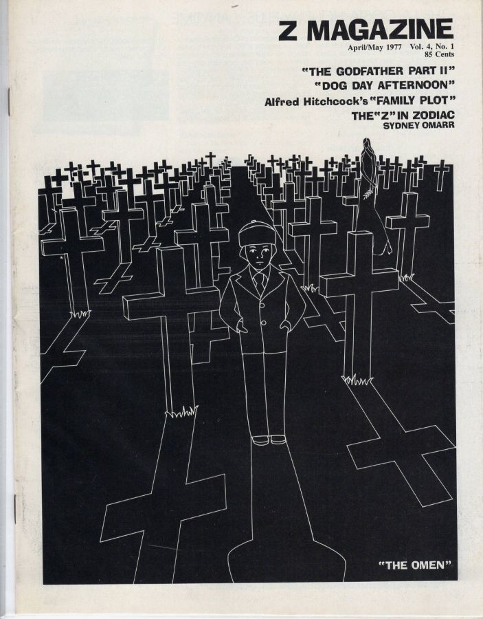 Z MAGAZINE magazine side cover  April/May 1977