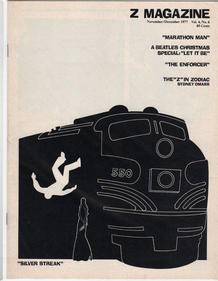 Z MAGAZINE magazine side cover  November/December 1977