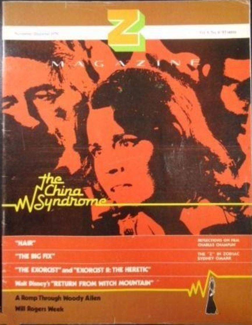 Z MAGAZINE magazine side cover  November/December 1979