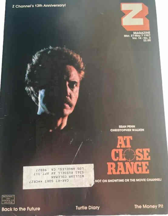 Z MAGAZINE magazine side cover  March/May 1987