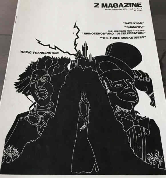 Z MAGAZINE magazine side cover August/September 1976