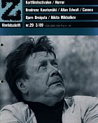Z FILMTIDSSKRIFT magazine side cover Issue 3  1989