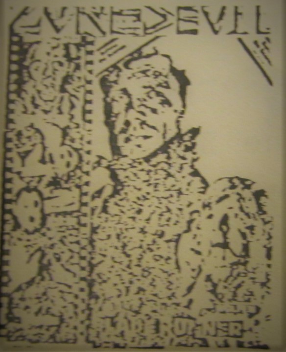 ZONES OF EVIL magazine side cover Issue 22  March 1984
