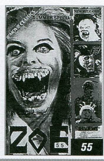 ZONES OF EVIL magazine side cover Issue 55  1987