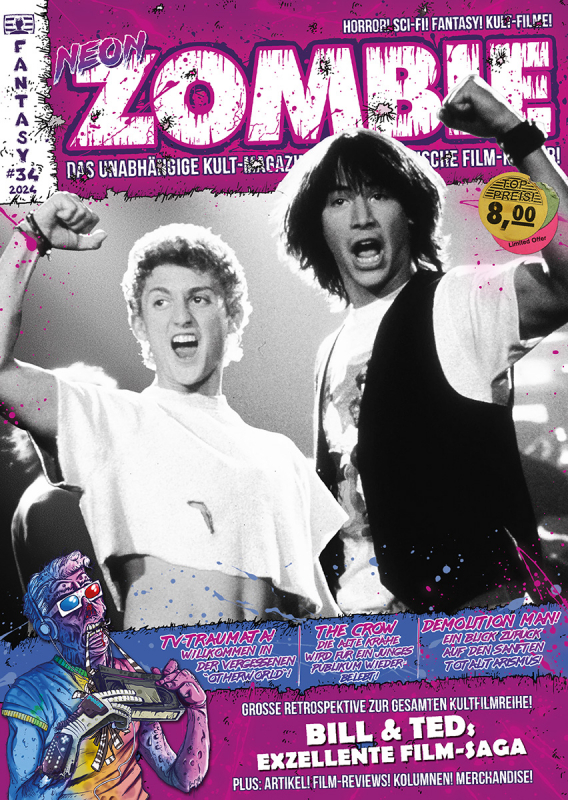 ZOMBIE |DER magazine side cover Issue 34   2024