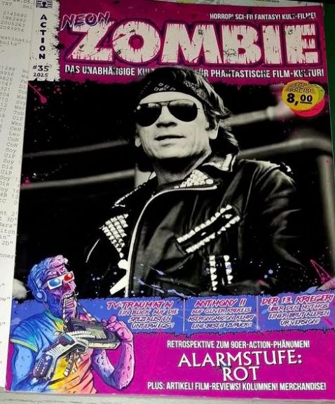 ZOMBIE |DER magazine side cover Issue 35 Summer 2025