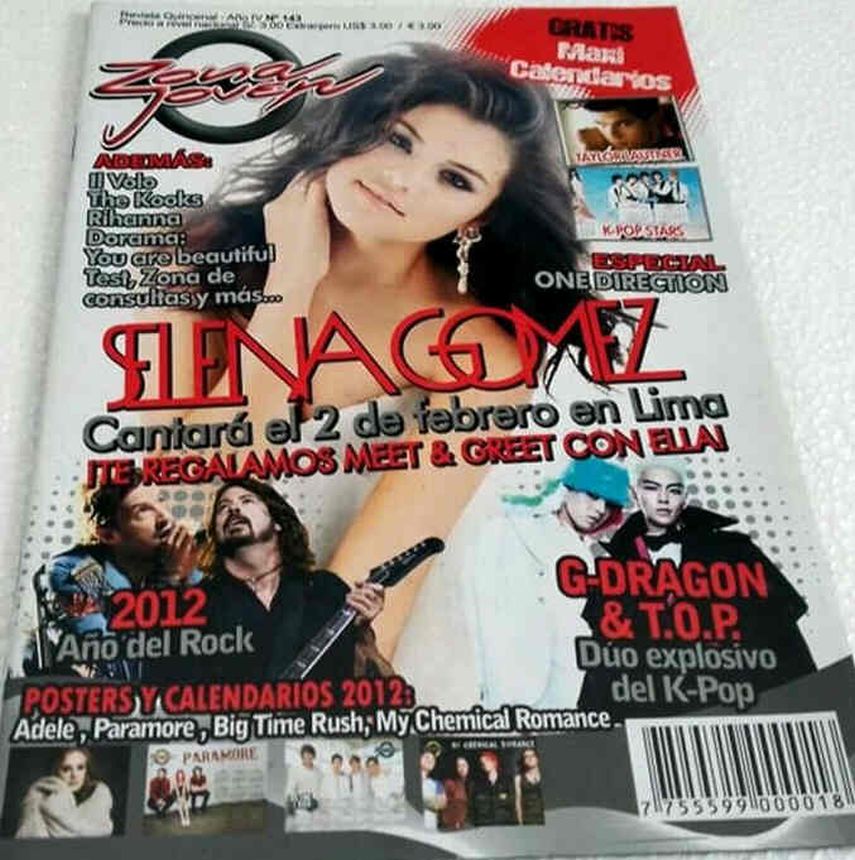 ZONA JOVEN magazine side cover  January 2012