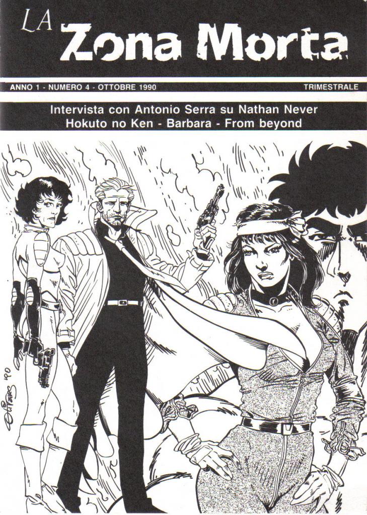 ZONA MORTA | LA magazine side cover Issue 4 October 1990