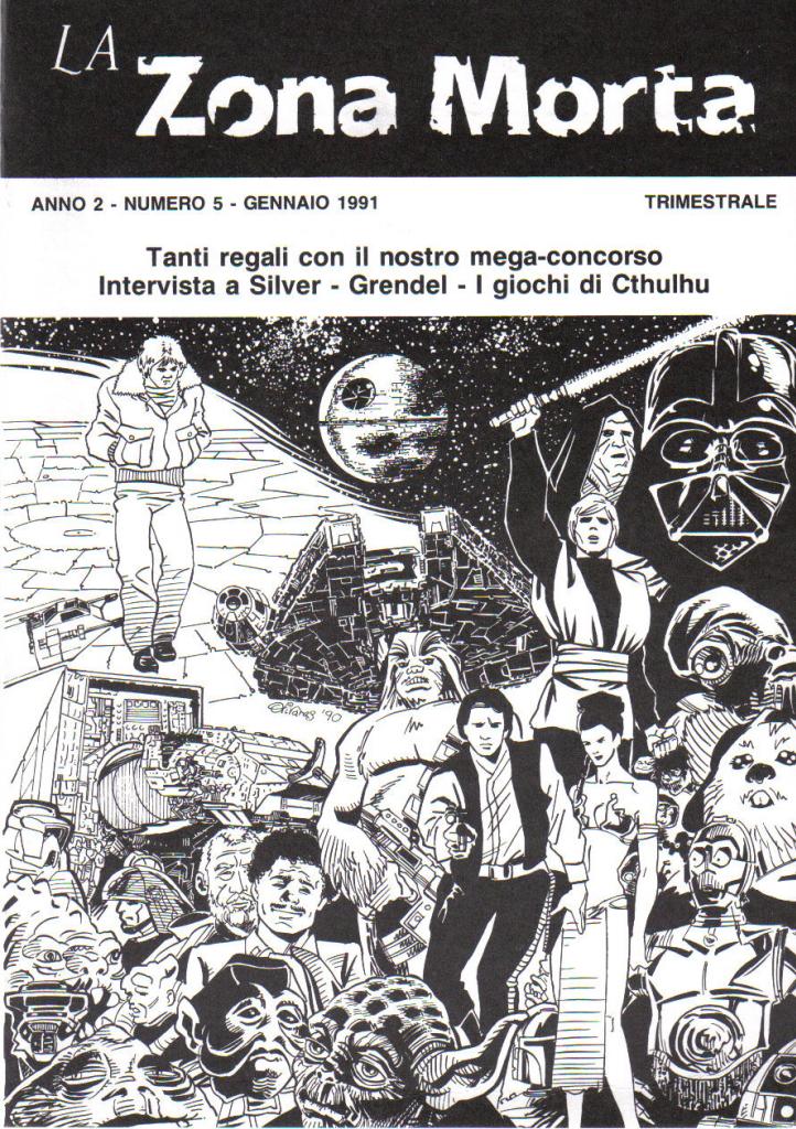 ZONA MORTA | LA magazine side cover Issue 5 January 1991