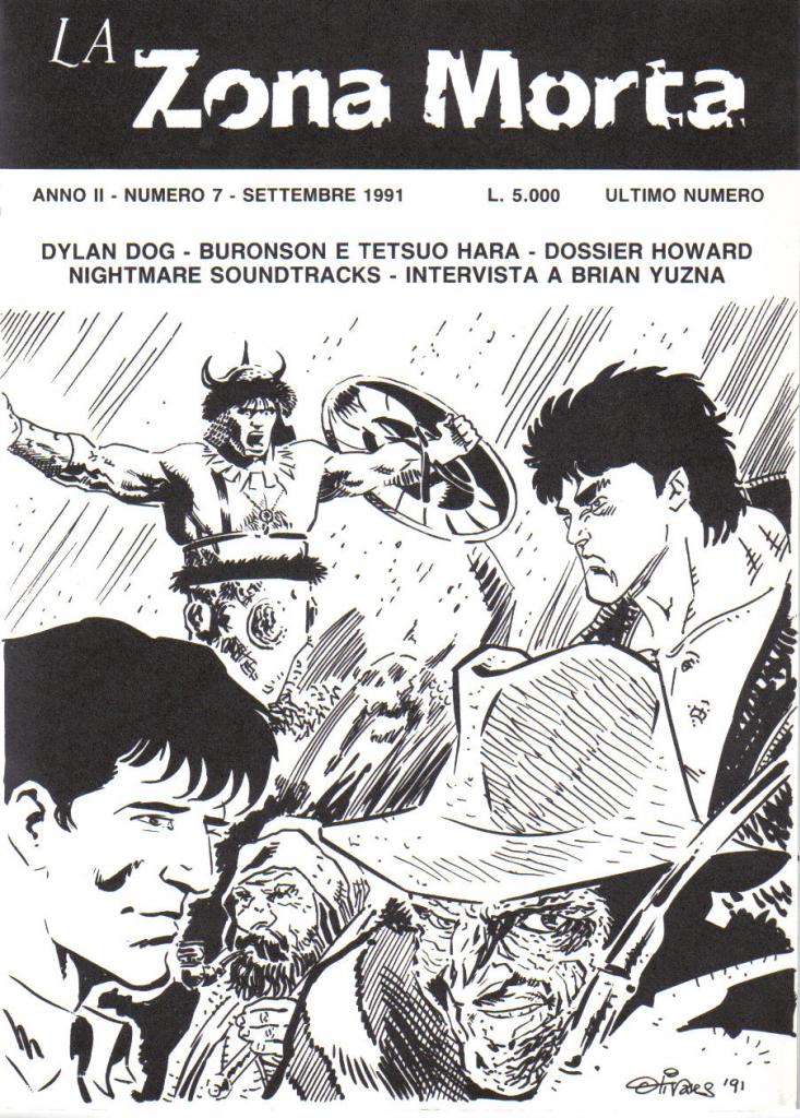 ZONA MORTA | LA magazine side cover Issue 7 September 1991