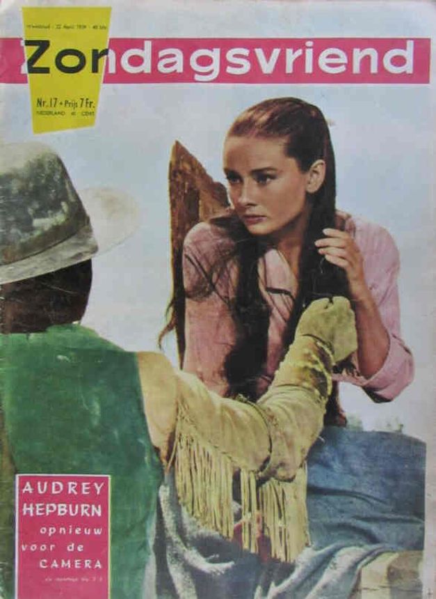 ZONDAGSVRIEND magazine side cover Issue 17 23 April 1959