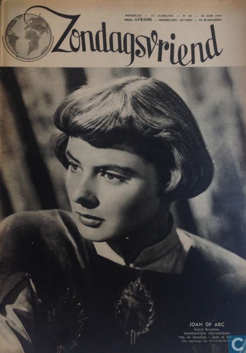 ZONDAGSVRIEND magazine side cover Issue 26 30 June 1949