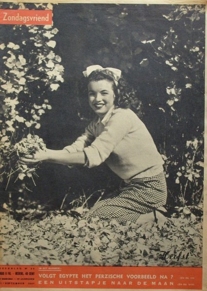 ZONDAGSVRIEND magazine side cover 27 September 1951