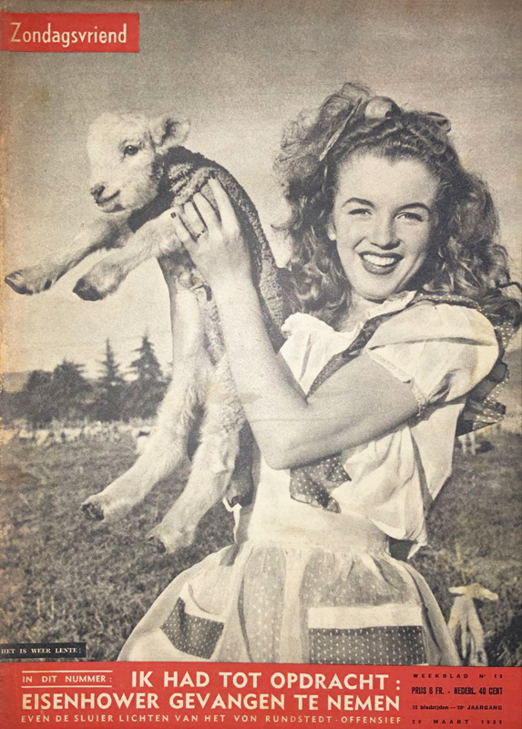 ZONDAGSVRIEND magazine side cover Issue 12 20 March 1952