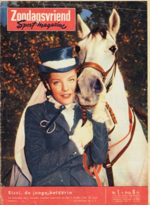 ZONDAGSVRIEND magazine side cover Issue 1 3 January 1957