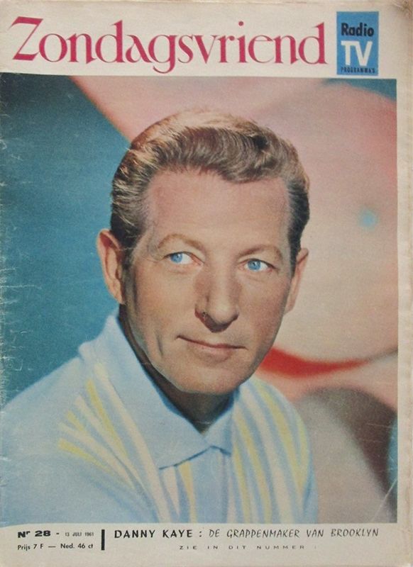 ZONDAGSVRIEND magazine side cover Issue 28 13 July 1961