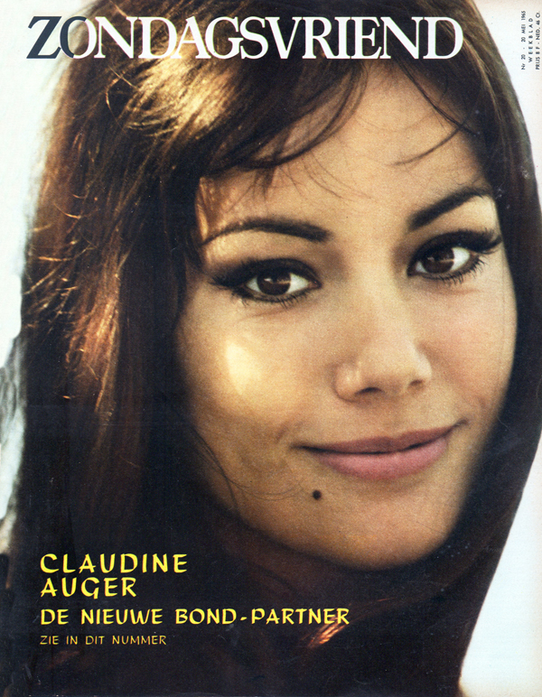ZONDAGSVRIEND magazine side cover Issue 20 20 May 1965