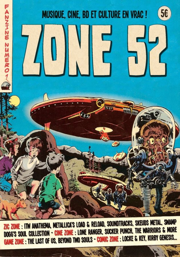 ZONE 52 magazine side cover Issue 1 September 2014