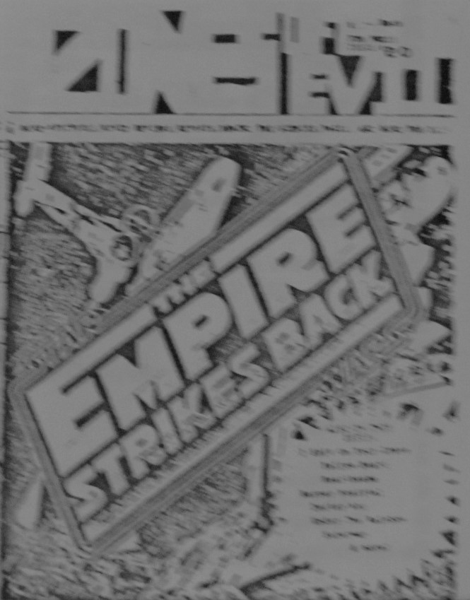 ZONES OF EVIL magazine side cover Issue 20  January 1984