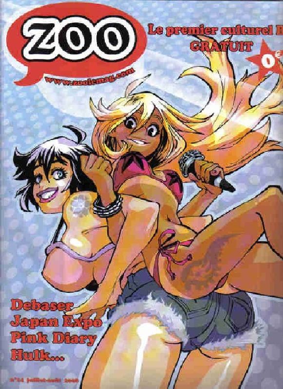 ZOO (2000s) magazine side cover Issue 14 July/August 2008