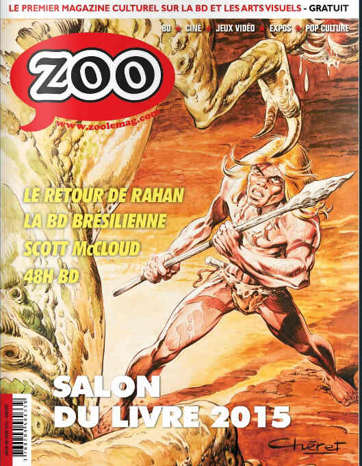 ZOO (2000s) magazine side cover April 2015
