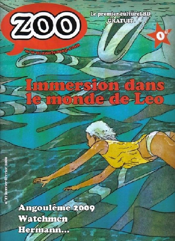ZOO (2000s) magazine side cover Issue 17 January/February 2009
