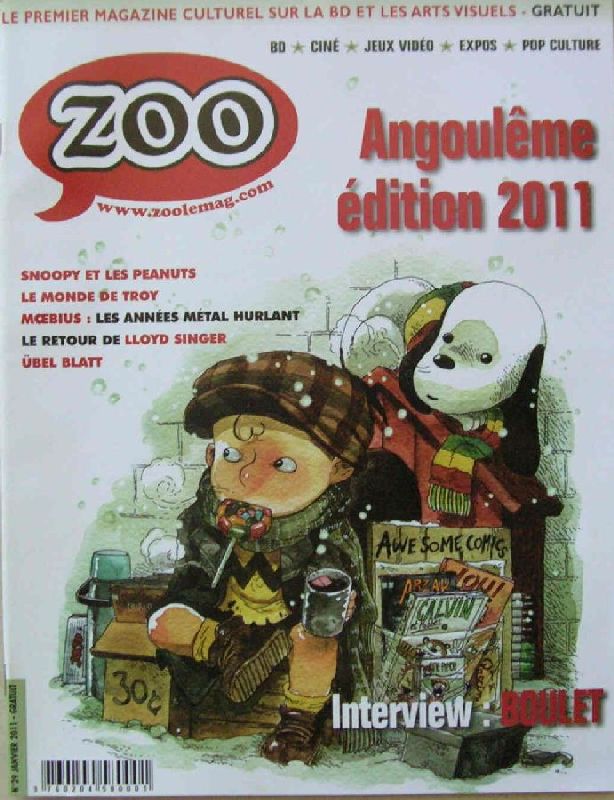 ZOO (2000s) magazine side cover Issue 29 January 2011