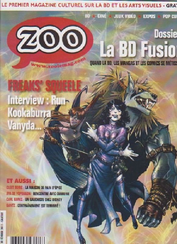 ZOO (2000s) magazine side cover Issue 30 February 2011