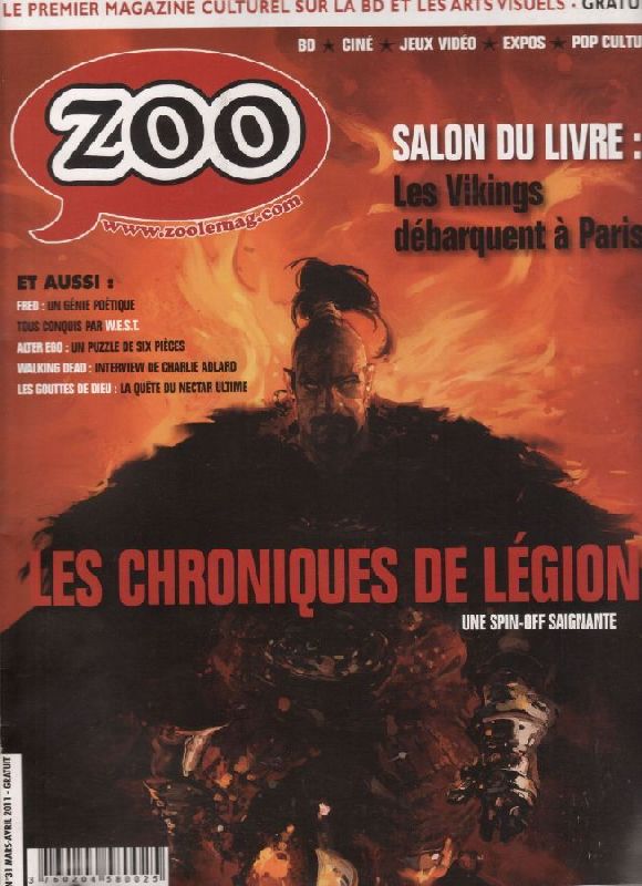 ZOO (2000s) magazine side cover Issue 31 March/April 2011
