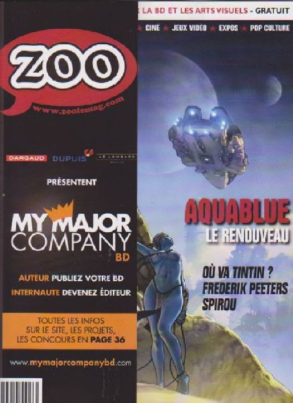 ZOO (2000s) magazine side cover Issue 35 October 2011