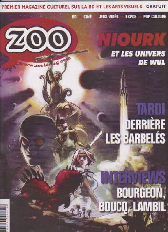 ZOO (2000s) magazine side cover Issue 43 October 2012