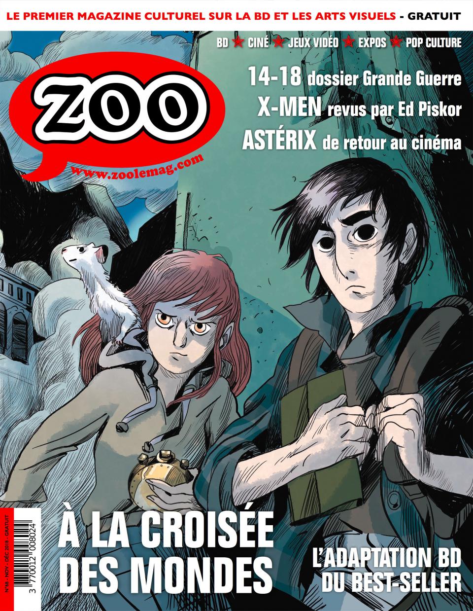 ZOO (2000s) magazine side cover Issue 68  November/December 2018