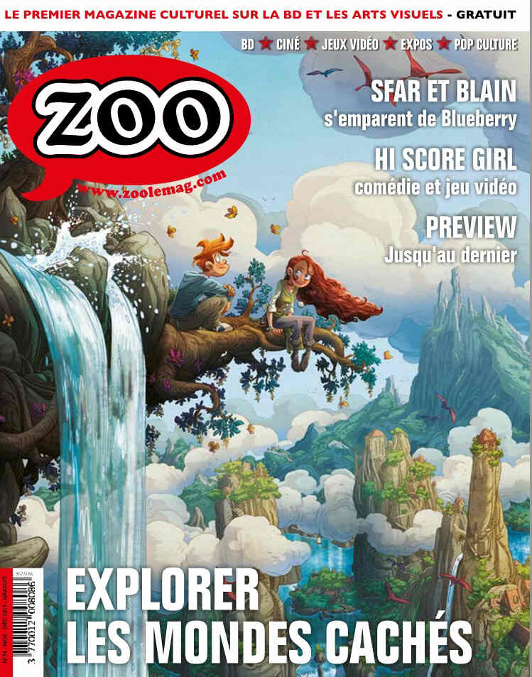 ZOO (2000s) magazine side cover Issue 74  November 2019