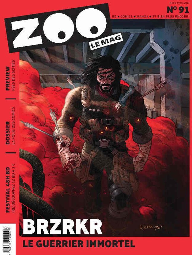 ZOO (2000s) magazine side cover Issue 91  March/April 2023