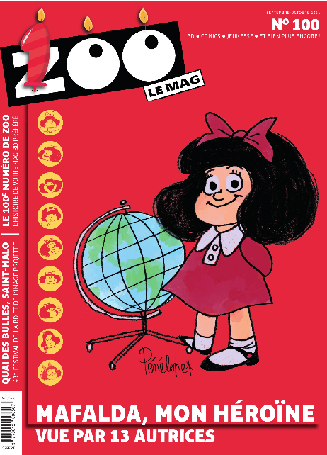ZOO (2000s) magazine side cover Issue 100  September/October 2024