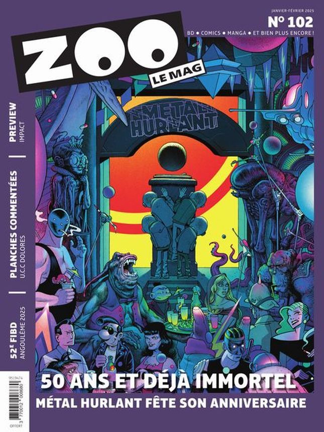 ZOO (2000s) magazine side cover Issue 102  January/February 2025