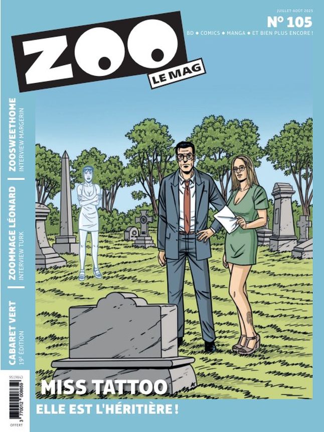 ZOO (2000s) magazine side cover Issue 105  July/August 2025