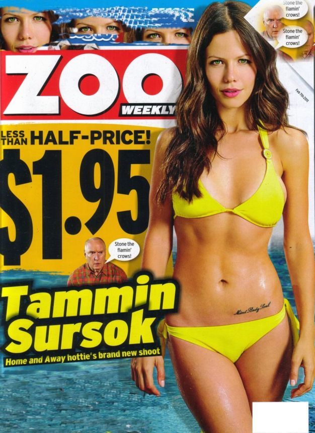 ZOO WEEKLY AUSTRALIA magazine side cover 7 February 2011