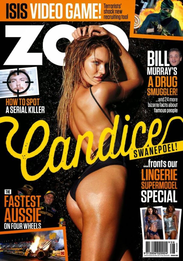ZOO WEEKLY AUSTRALIA magazine side cover  February 2015