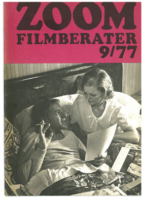 ZOOM (CH) magazine side cover Issue 9  1977
