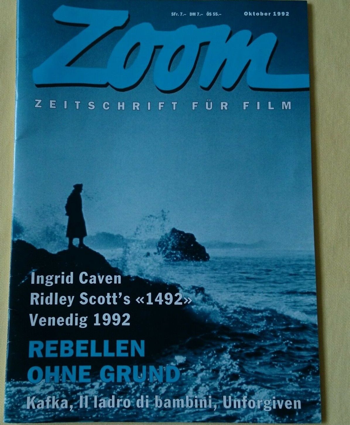 ZOOM (Austria) magazine side cover October 1992