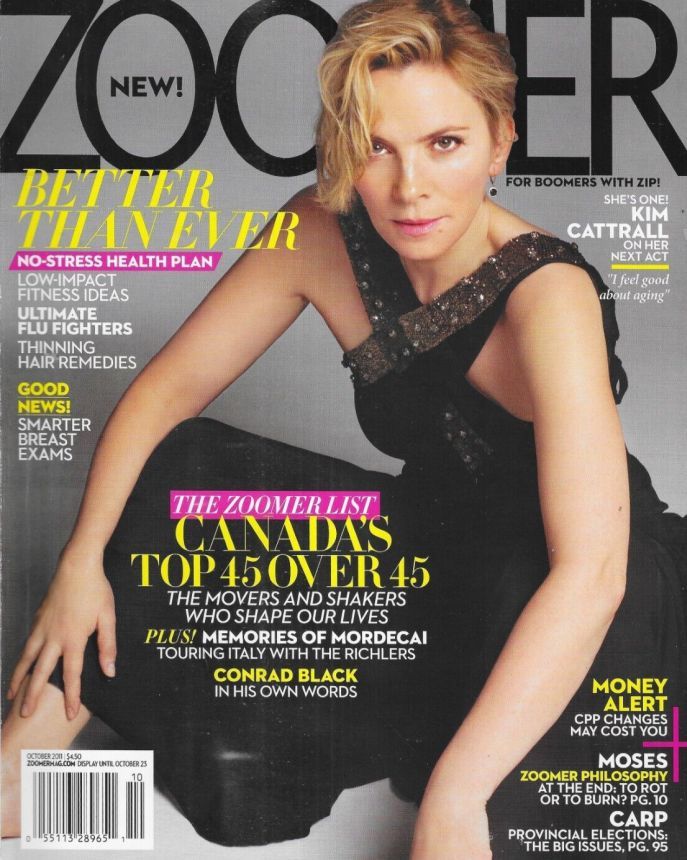 ZOOMER magazine side cover  October 2011