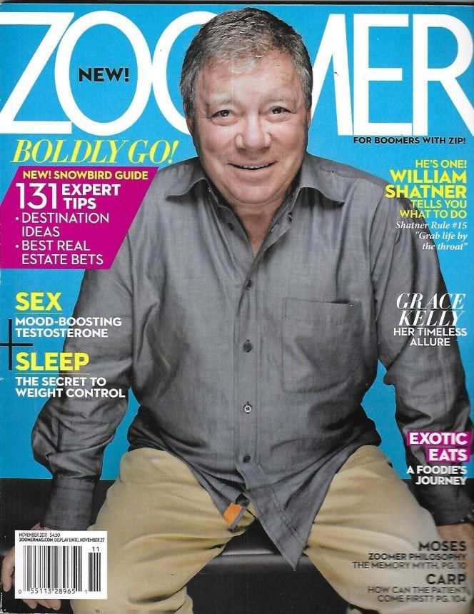 ZOOMER magazine side cover  November 2011