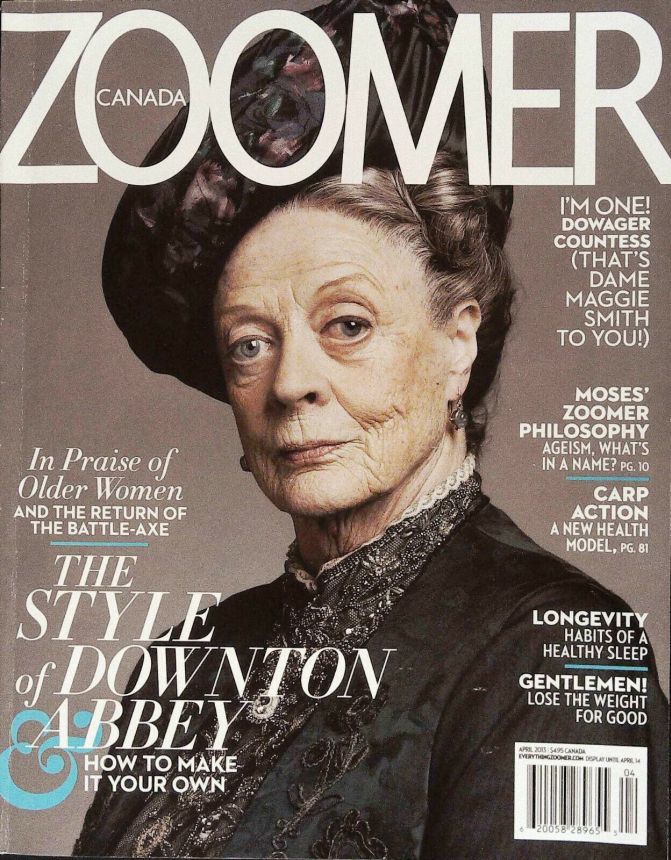 ZOOMER magazine side cover  April 2013