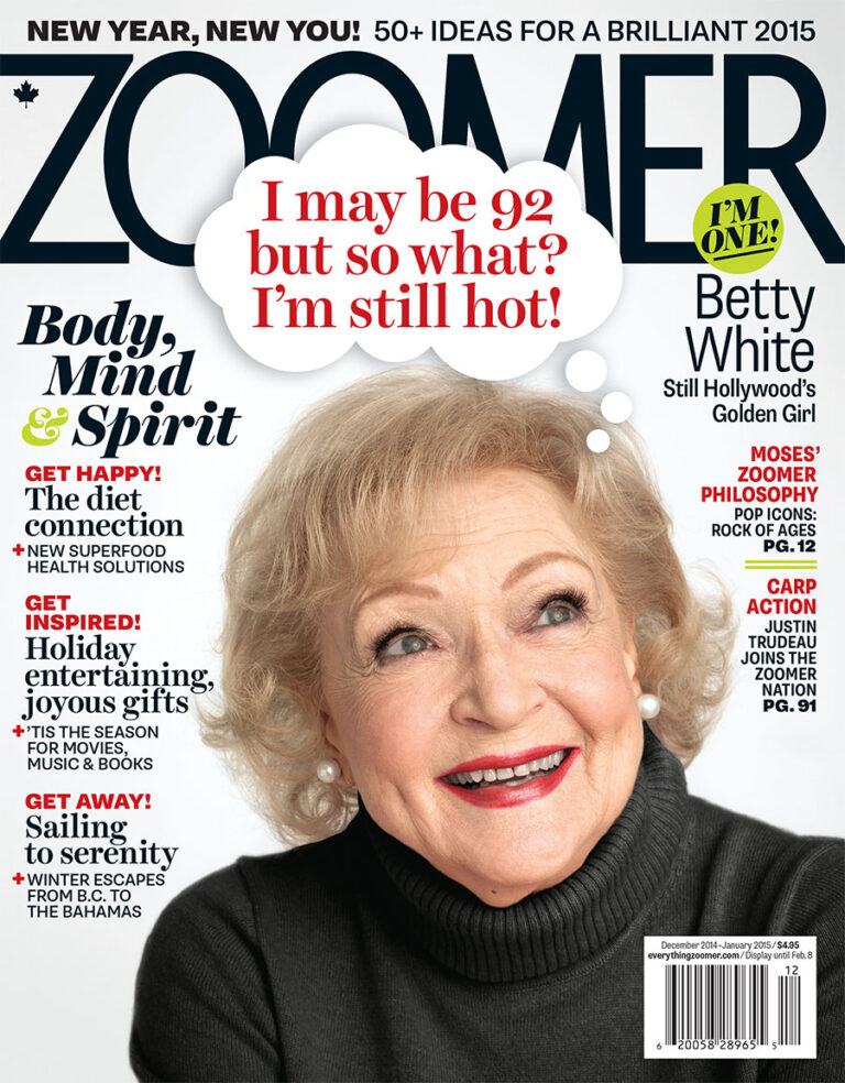 ZOOMER magazine side cover  December 2014/ January 2015 