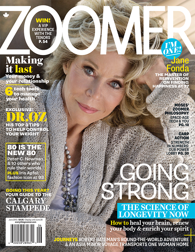 ZOOMER magazine side cover  June 2015