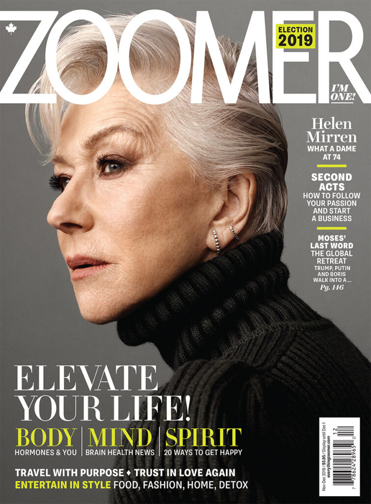 ZOOMER magazine side cover  November/December 2019
